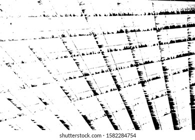 Striped Grunge Overlay Vector Texture For Your Design. Empty distressed fiber background. EPS10.