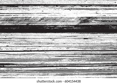 Striped Grunge Overlay Vector Texture For Your Design. Empty distressed wooden fiber background. EPS10 vector.