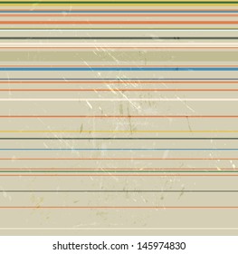 Striped grunge vector background