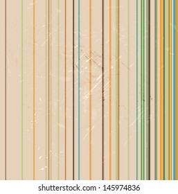 Striped grunge vector background