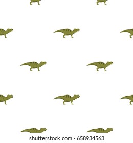 Striped hadrosaurid dinosaur pattern seamless for any design vector illustration