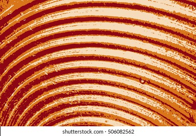 Striped halftone background.