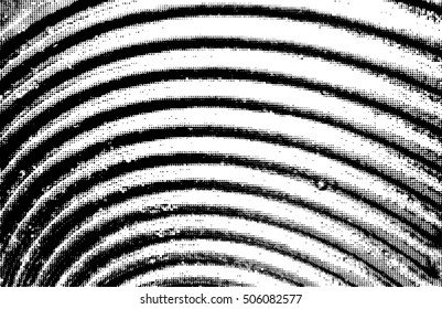 Striped halftone background.