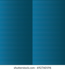 Striped halftone background. Blue horizontal lines that makes a gradient.