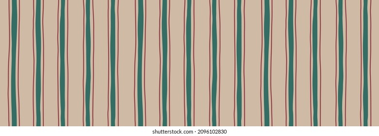 Striped hand drawn pattern for kitchenware and homeware, fabric, interior design and decoration. Seamless pattern. Vector illustration.