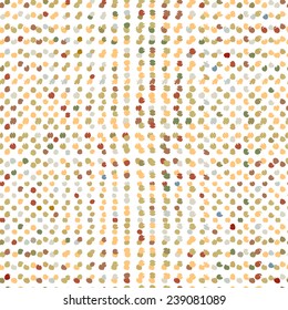 Striped hand painted vector seamless pattern with ethnic and tribal motifs in multiple bright colors (turquoise, pink, orange, purple, red, violet, green, jade, white, black) for summer fall fashion