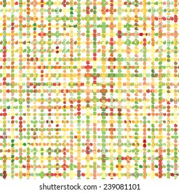 Striped hand painted vector seamless pattern with ethnic and tribal motifs in multiple bright colors (turquoise, pink, orange, purple, red, violet, green, jade, white, black) for summer fall fashion