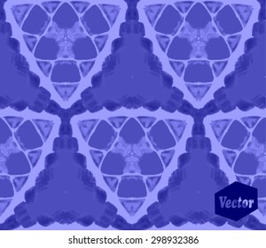 Striped hand painted vector seamless pattern with ethnic and tribal motifs, zigzag lines, brushstrokes and splatters of paint in multiple bright colors. Vector illustration