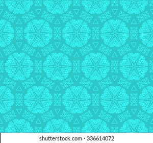 Striped hand painted vector seamless pattern with ethnic and tribal motifs, zigzag lines, brushstrokes and splatters of paint in multiple bright colors. Vector illustration