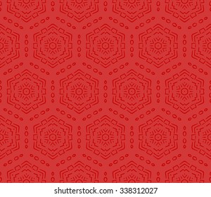 Striped hand painted vector seamless pattern with ethnic and tribal motifs, zigzag lines, brushstrokes and splatters of paint in multiple bright colors. Vector illustration