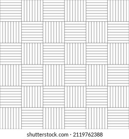 Striped herringbone seamless pattern, Vector illustration.