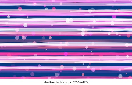 Striped Holiday Background. Festive Seamless Pattern. Party Seamless Hand Drawn Pattern with Glitter. Fashion Background. Festive Cover, Banner, Cloth, Textile, Ad Texture