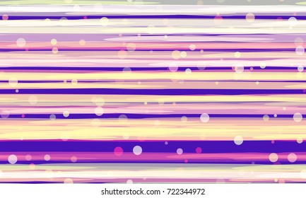 Striped Holiday Background. Festive Seamless Pattern. Party Seamless Hand Drawn Pattern with Glitter. Fashion Background. Festive Cover, Banner, Cloth, Textile, Ad Texture