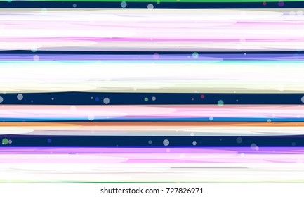 Striped Holiday Background. Festive Seamless Pattern. Party Seamless Hand Drawn Pattern with Glitter. Fashion Background with Stripes and Confetti. Cover, Banner, Cloth, Textile, Ad Texture Design