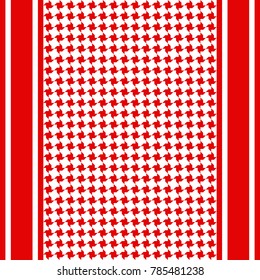 Striped Keffiyeh Seamless Pattern