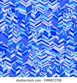 striped leaves seamless vector pattern background. ornament for fabrics, wallpapers, packaging and textiles.