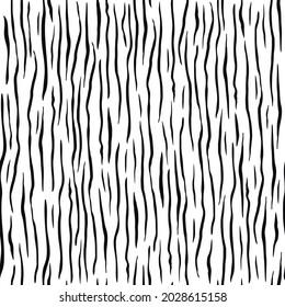 Striped line pattern background Abstract wooden scratch animal bark beetle texture Hand drawn sketch design Cartoon natural style Fashion print clothes apparel greeting invitation card cover flyer ad