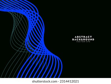 striped line ribbon with twisted pattern technology science theme background for advertisement website template website template,cover landingpage label design vector
