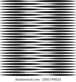 Striped line texture. Abstract geometric pattern. Horizontal wave effect. Vector design.