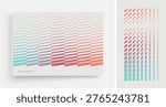 Striped linear pattern. Dynamic structure with slanted lines of varying thickness (thin and thick stripes). Transition effect. Geometric background. Illustration for presentation or digital design.