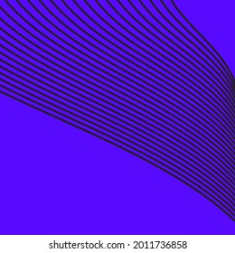 Striped lines with neon purple. 3 in 1 set. You can use them as wall-decoration.