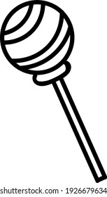 Barrido de lolipop, ilustración, vector sobre fondo blanco.