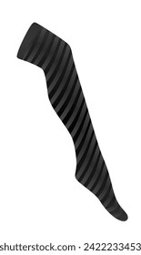 Streifen lange Socken. Vektorgrafik
