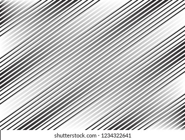 Striped monochrome pattern. Abstract geometric background with lines. Vector illustration