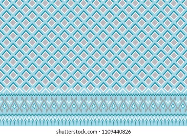 Striped Mudmee Silk "Soi-drok-mahk" ,Vector illustration, cover, background, colorful, Thai pattern 