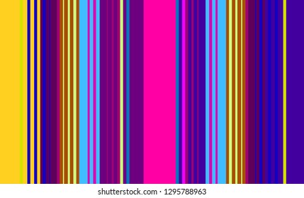 Striped Multicolor Background, Colorful Mexican Sarape