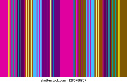 Striped Multicolor Background, Colorful Mexican Sarape