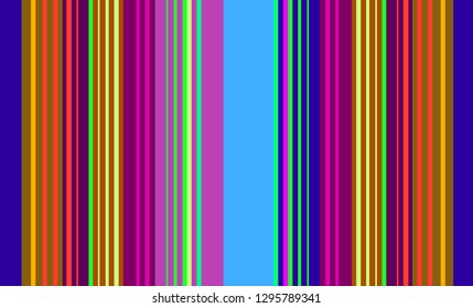 Striped Multicolor Background, Mexican Sarape