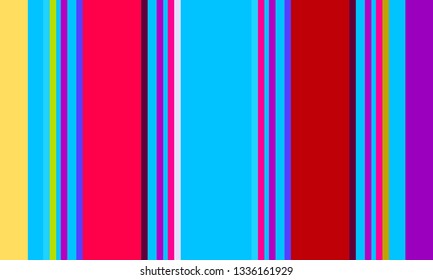 Striped Multicolor Background, Mexican Sarape Pattern, Striped Pattern