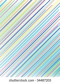 Striped multicolor background. Vector.