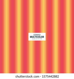 Striped multicolor seamless pattern. Abstract background with vertical lines. This is a simple vector illustration with harmonious blend of retro and modern styles. Eps10 vector.