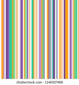 Striped multicolored background. Seamless vertical pattern. Abstract geometric wallpaper of the surface. Pretty texture. Print for banners, t-shirts and textiles. Doodle for design. Art creation