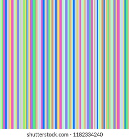 Striped multicolored background. Seamless vertical pattern. Abstract geometric wallpaper of the surface. Pretty texture. Print for banners, t-shirts and textiles. Doodle for design. Wrapping paper