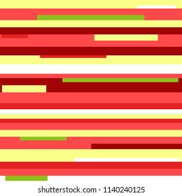 Striped multicolored background. Unique texture. Seamless horizontal pattern. Abstract geometric wallpaper of the surface. Print for polygraphy, t-shirts and textiles. Doodle for design. Art creation