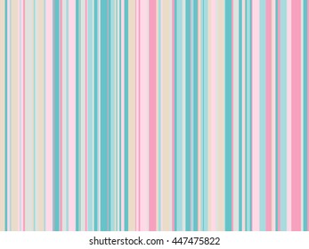 Striped multicolored seamless pattern. Abstract background with vertical lines. Vector illustration.