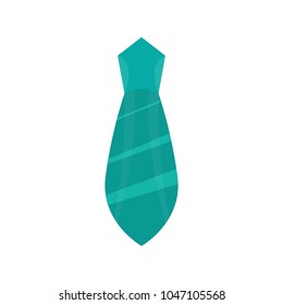 Striped necktie icon