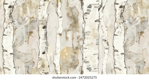 Gestreiftes altes Holz-Aquarell-Muster. Nahtloses Muster mit farbigen verschiedenen Linien, Pastell Aquarell-Illustration mehrfarbig für Oberflächendruck-IKAT-Gradienten-Fliesenbelag-Bildschirmhintergrund.