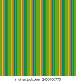 Striped orange green seamless pattern background Vintage retro design for textile Colorful summer spring style Fashion print for clothes apparel greeting invitation card banner poster cover book flyer