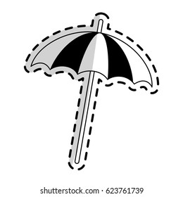 striped parasol icon image