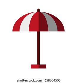striped parasol icon image 