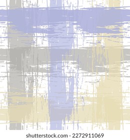 Striped pattern background. Vector seamless repeat pattern of hand drawn organic colourful horizontal stripes. Fun geometric design element.