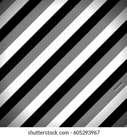 Patrón rayado con rayas negras, grises y blancas. Resumen Fondo de escritorio, Ilustración vectorial.