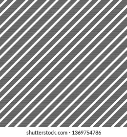 Striped pattern in black and white. Print fabric texture seamless. Stripe vector background.