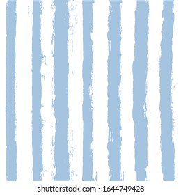 Striped pattern, blue navy stripe seamless background, childish pastel brush strokes. vector grunge stripes, baby paintbrush line backdrop