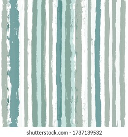 Striped pattern, delicate blue navy stripe seamless background. Hand drawn pastel brush strokes. Vector grunge stripes, multiply paintbrush line backdrop