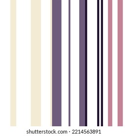 striped pattern fabric Balanced stripe patterns consist of several vertical, colored stripes of different sizes, often used for clothing such as suits, jackets, pants and skirts.